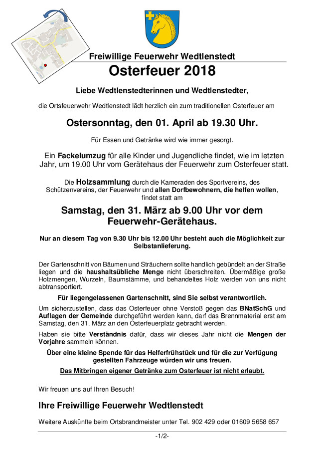 2018 - Osterfeuer